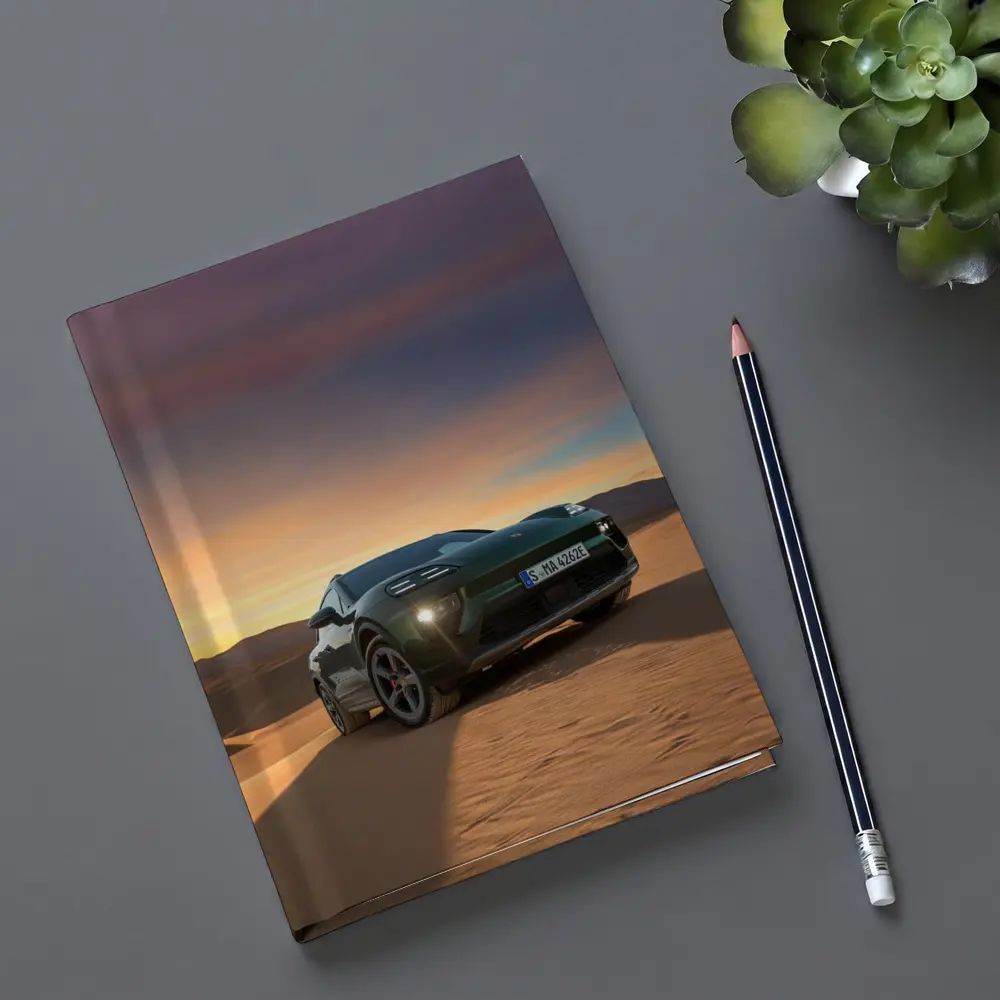 Porsche Macan Green Desert Sunset Dunes – Notebooks