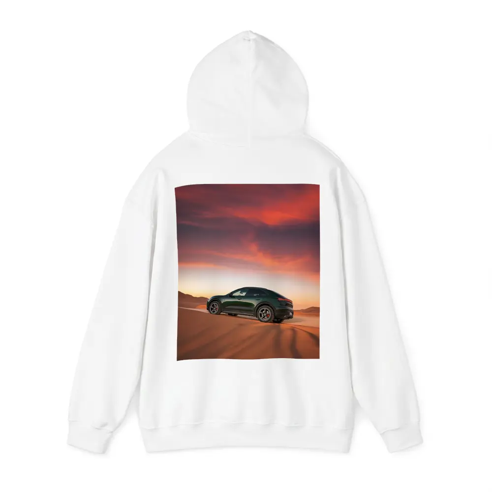 Porsche Macan Green Desert Sunset Dunes – Hoodies