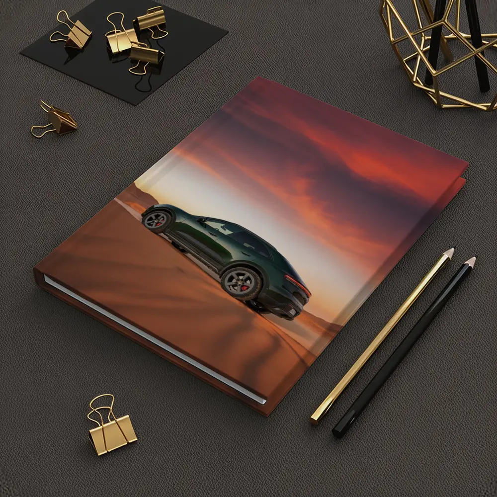 Porsche Macan Green Desert Sunset Dunes – Notebooks