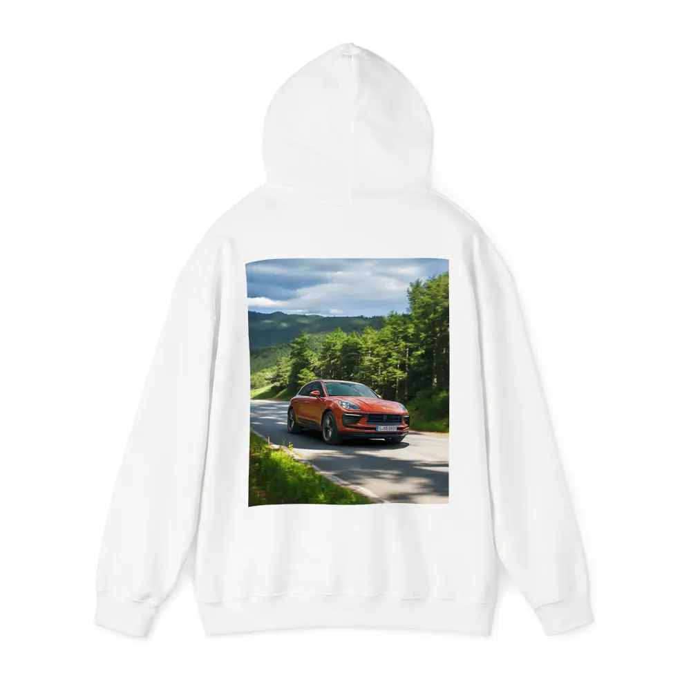 Porsche Macan S Orange Forest Road Drive – Hoodies
