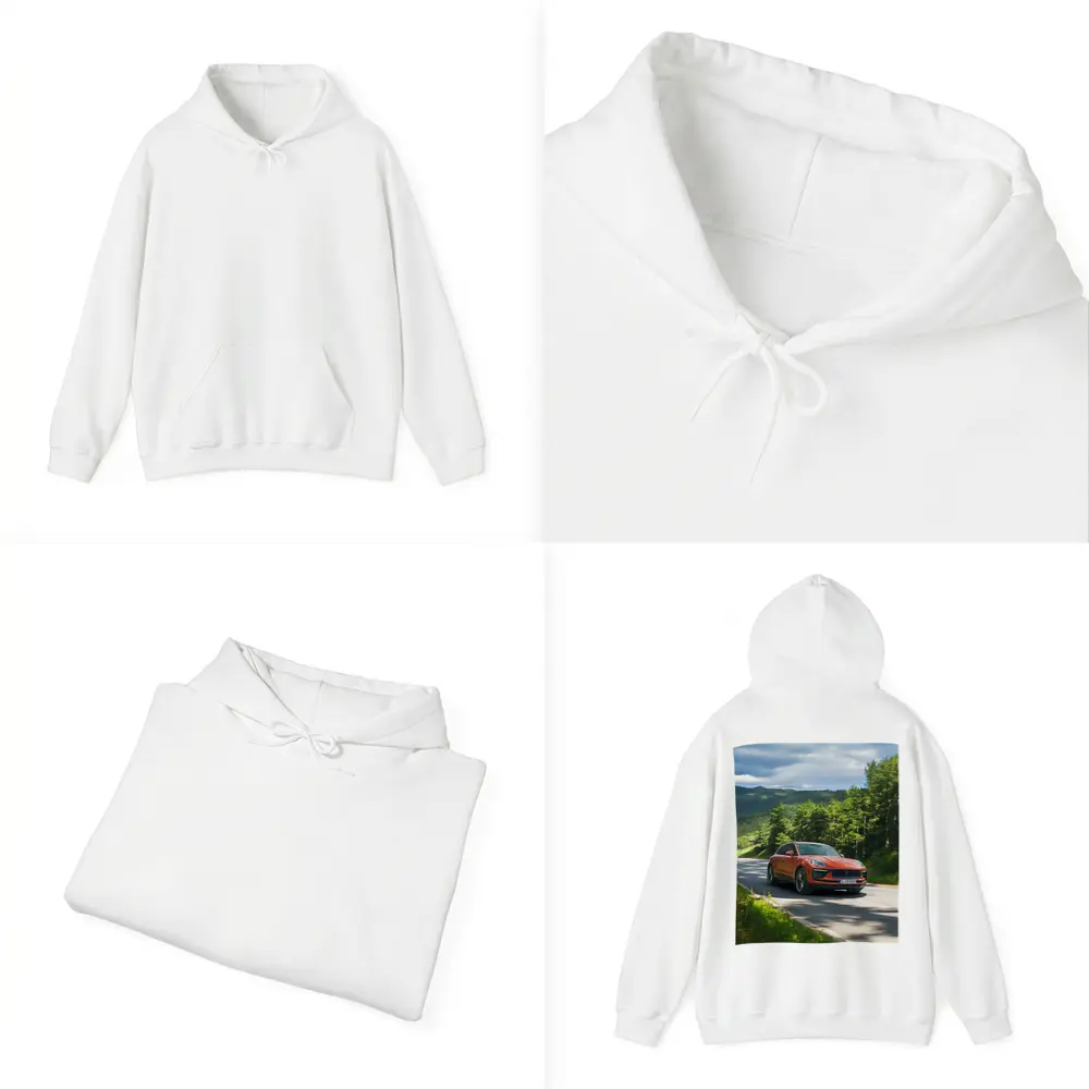 Porsche Macan S Orange Forest Road Drive – Hoodies