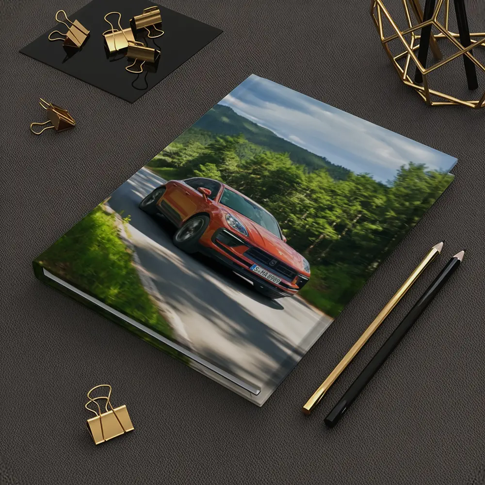 Porsche Macan S Orange Forest Road Drive – Notebooks
