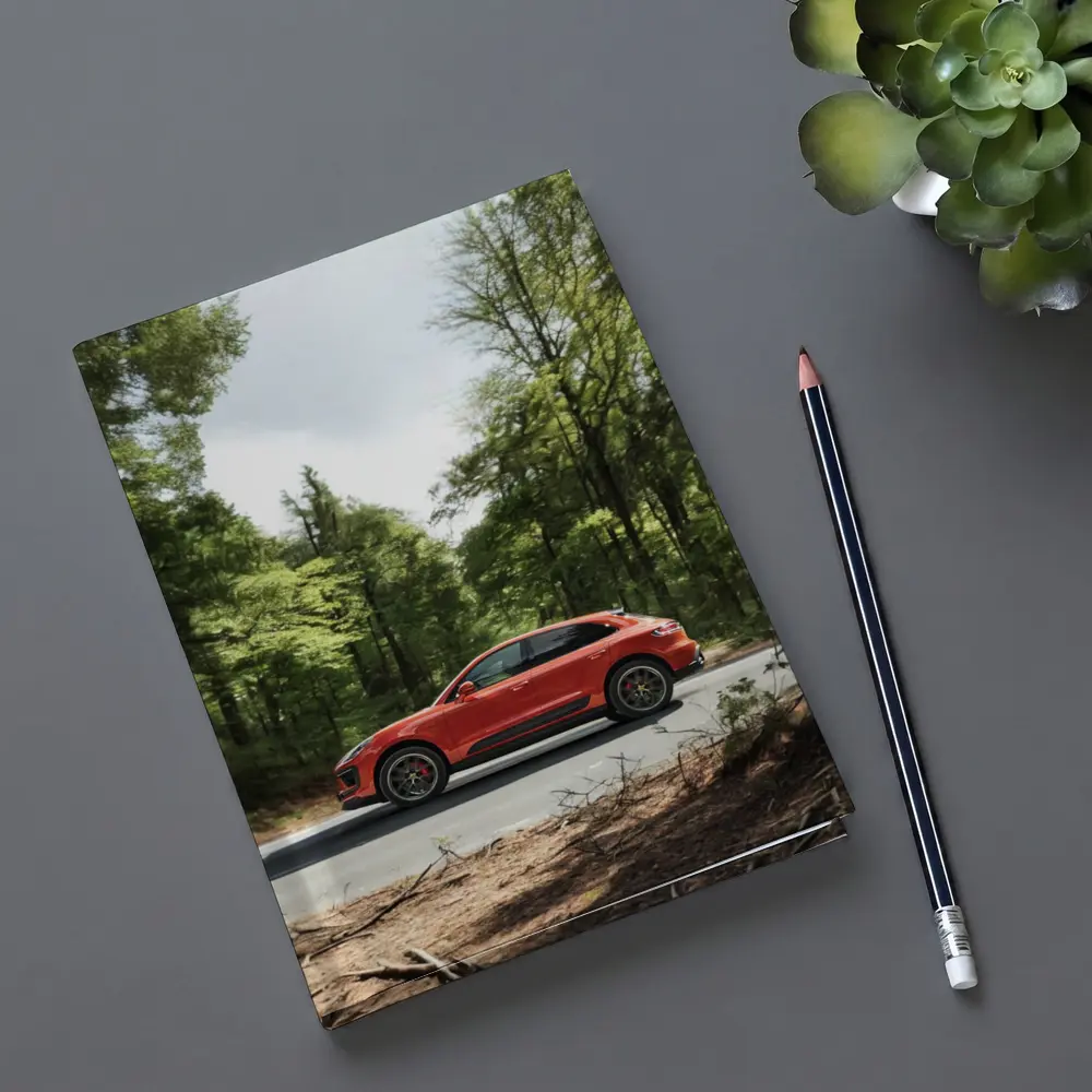 Porsche Macan S Red Forest Road – Notebooks