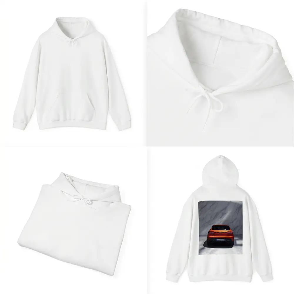 Porsche Macan S Rear Marble Wall – Hoodies