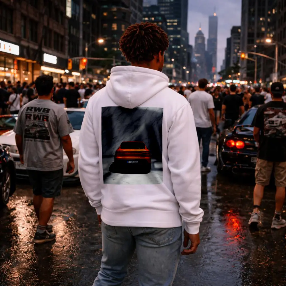 Porsche Macan S Rear Marble Wall – Hoodies