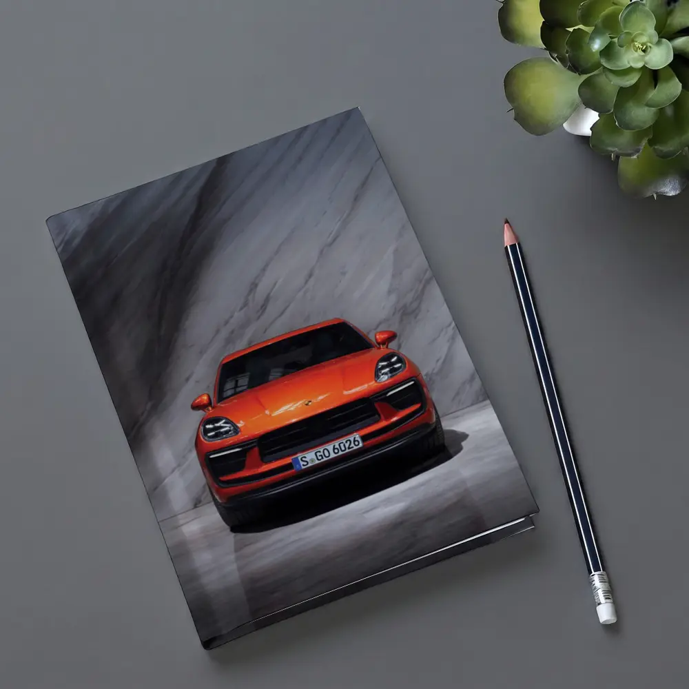 Porsche Macan S Orange Marble Studio – Notebooks