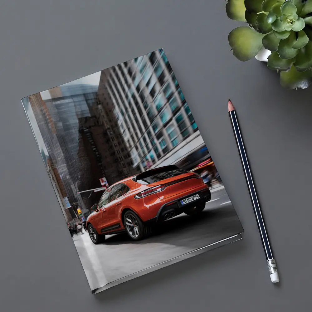 Porsche Macan S Orange City Street – Notebooks