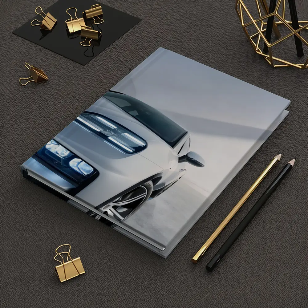 Porsche Macan White Minimal Studio Setting – Notebooks