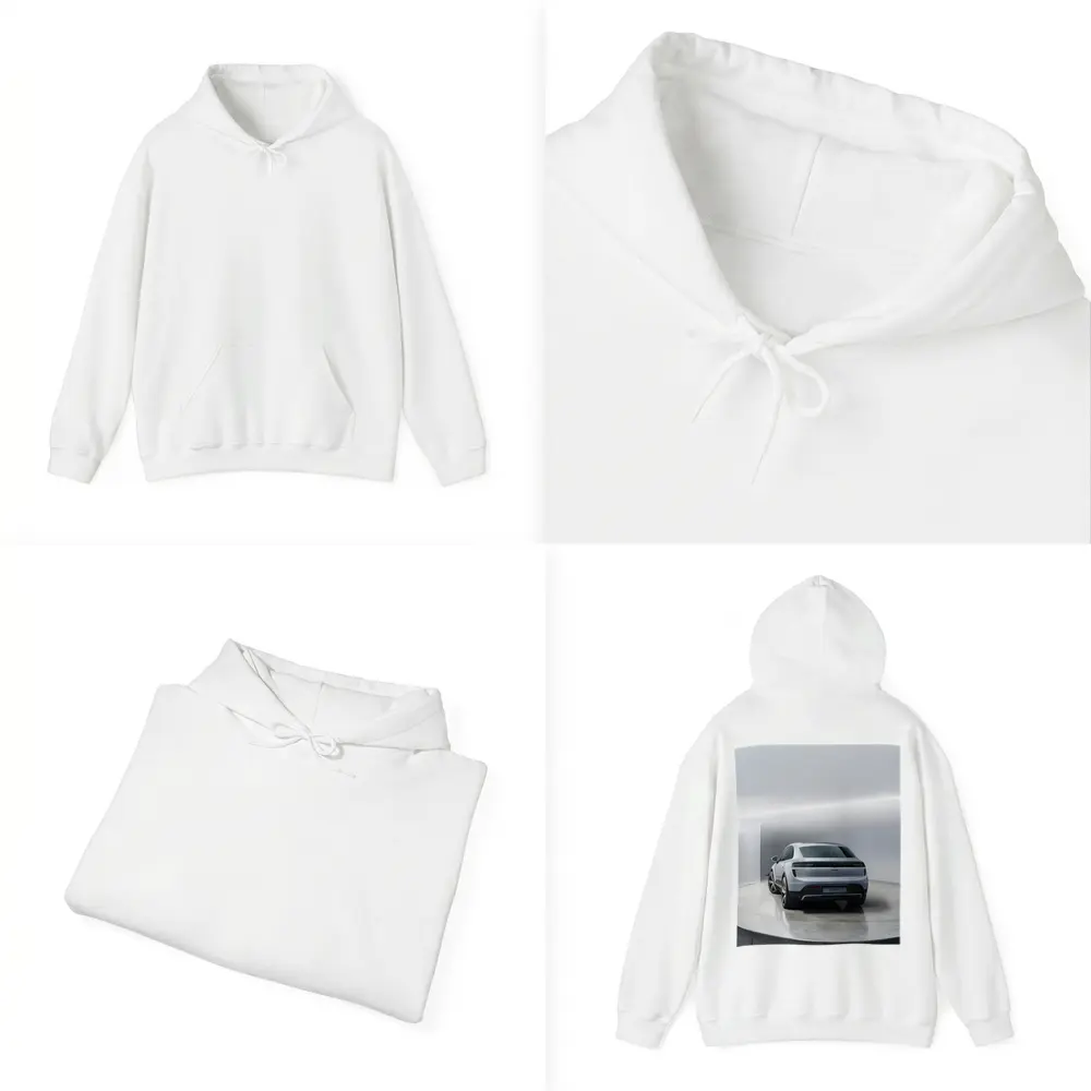 Porsche Macan Turbo Studio White Background – Hoodies