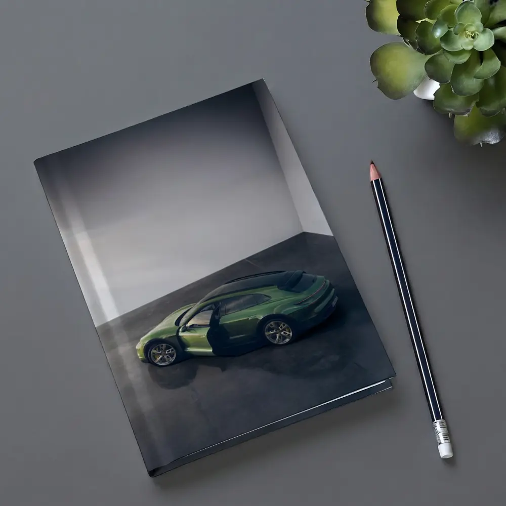 Porsche Macan Green Studio Overhead View – Notebooks