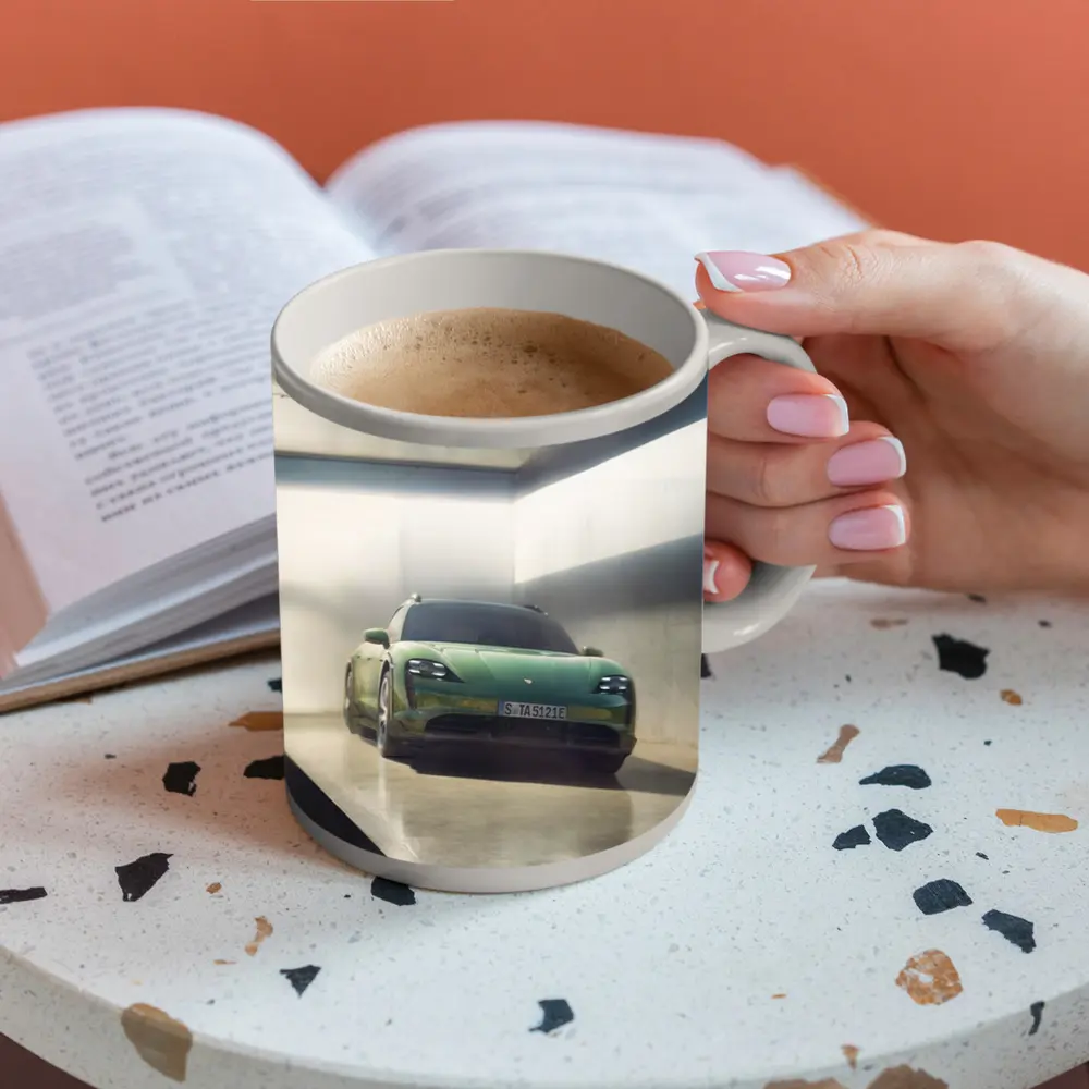 Porsche Taycan Sport Turismo Green Garage – Mugs