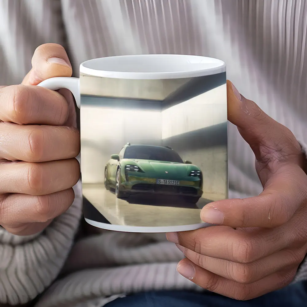 Porsche Taycan Sport Turismo Green Garage – Mugs