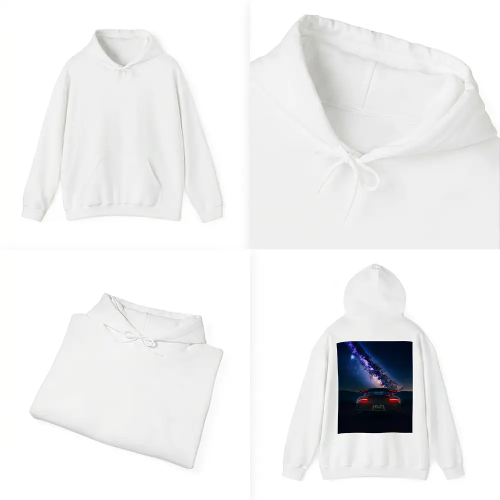 Porsche 911 GT3 Milky Way Night Sky – Hoodies
