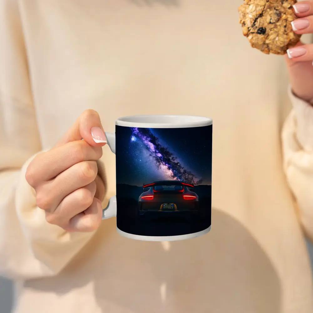 Porsche 911 GT3 Milky Way Night Sky – Mugs