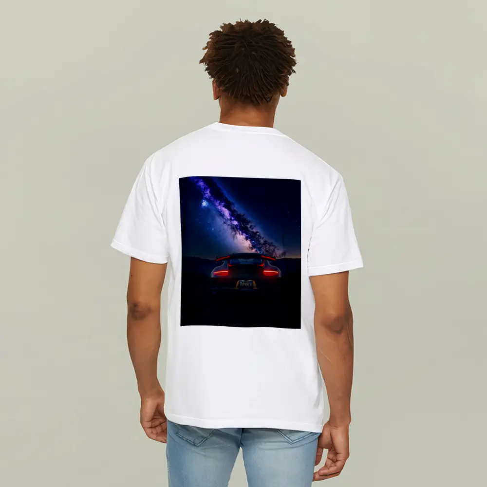 Porsche 911 GT3 Milky Way Night Sky – T-Shirts