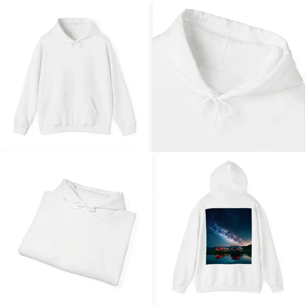 Porsche 911 GT3 Under Milky Way Night – Hoodies