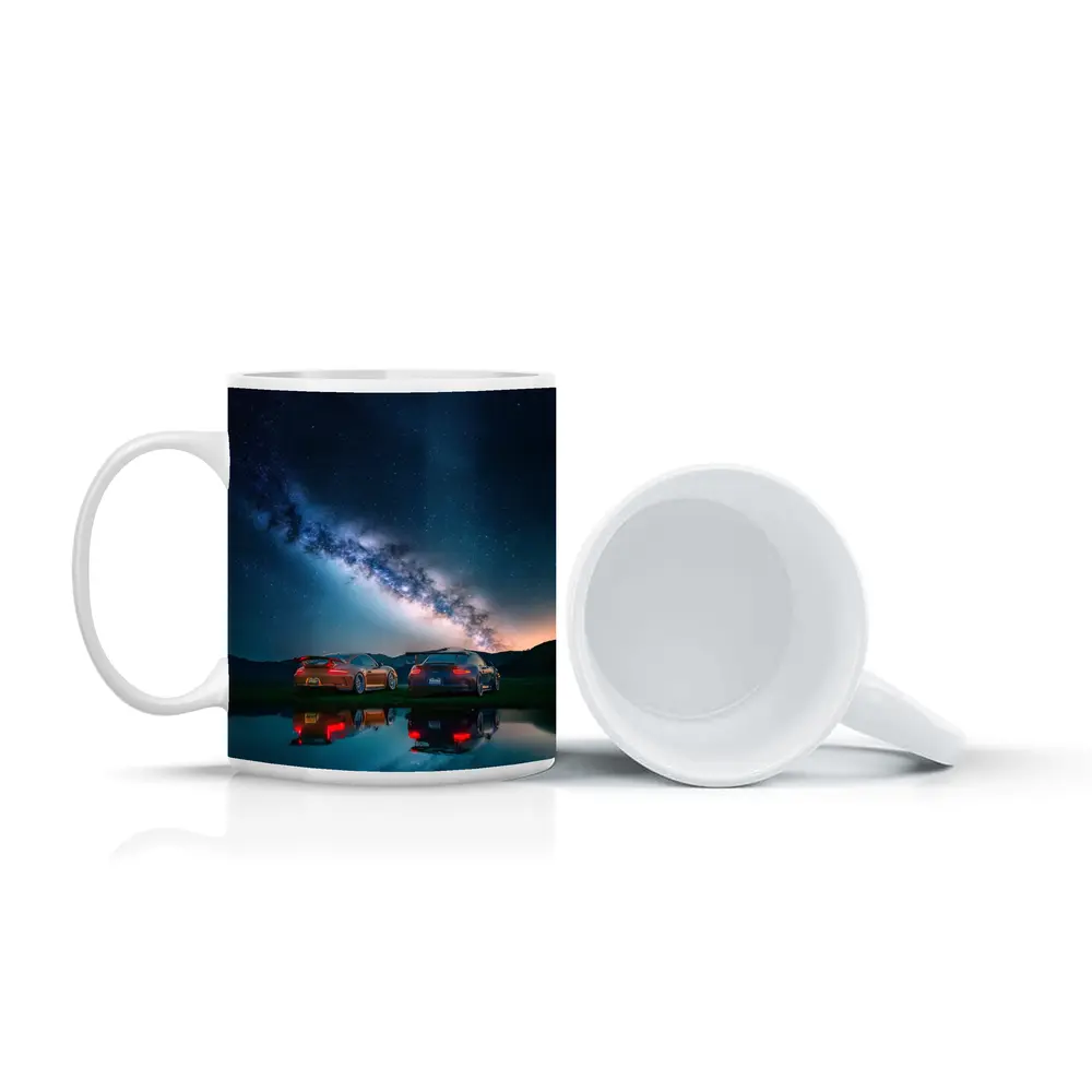 Porsche 911 GT3 Under Milky Way Night – Mugs