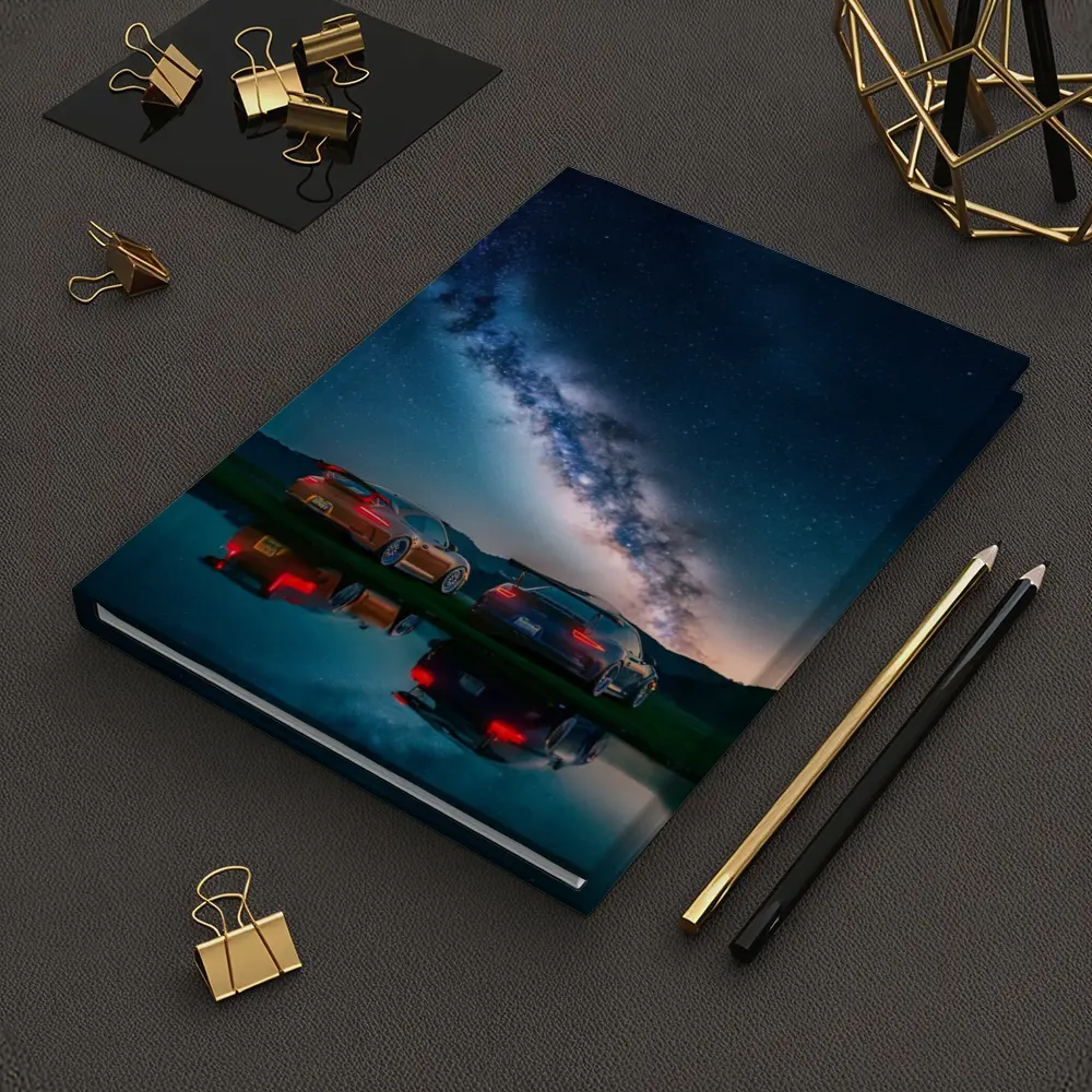 Porsche 911 GT3 Under Milky Way Night – Notebooks