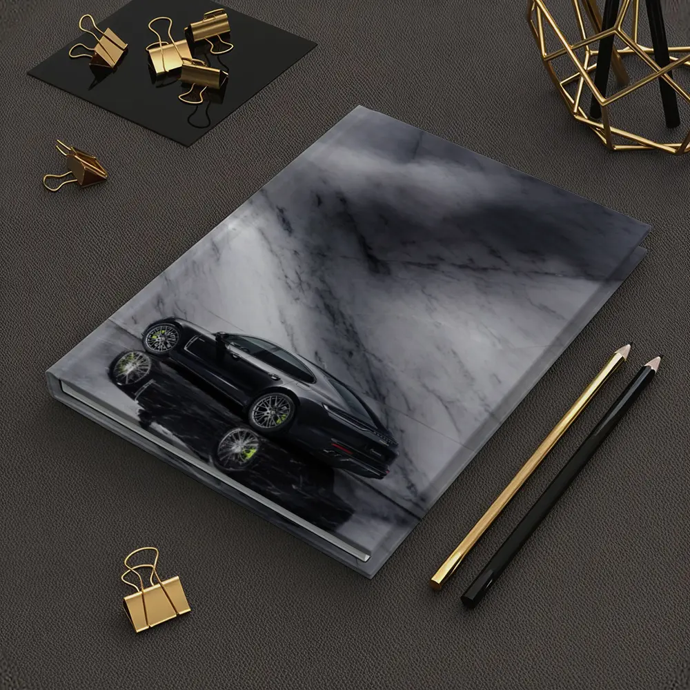 Porsche Panamera Dark Marble Studio Setting – Notebooks