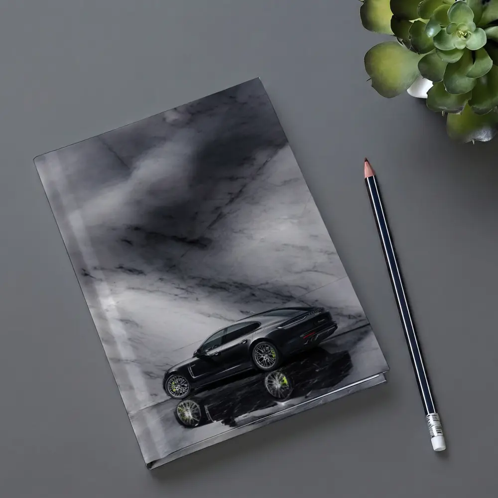 Porsche Panamera Dark Marble Studio Setting – Notebooks