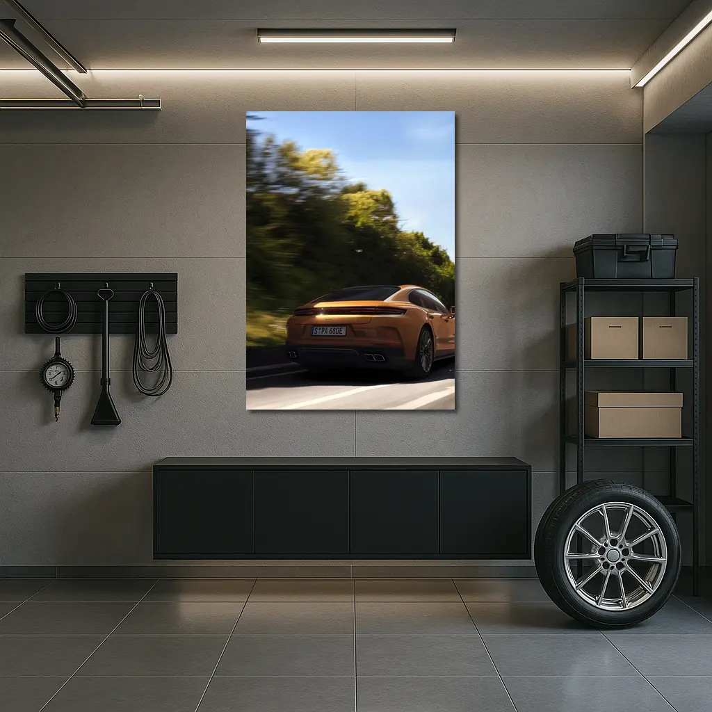 Porsche Panamera Turbo E-Hybrid Road Drive – Wall Art