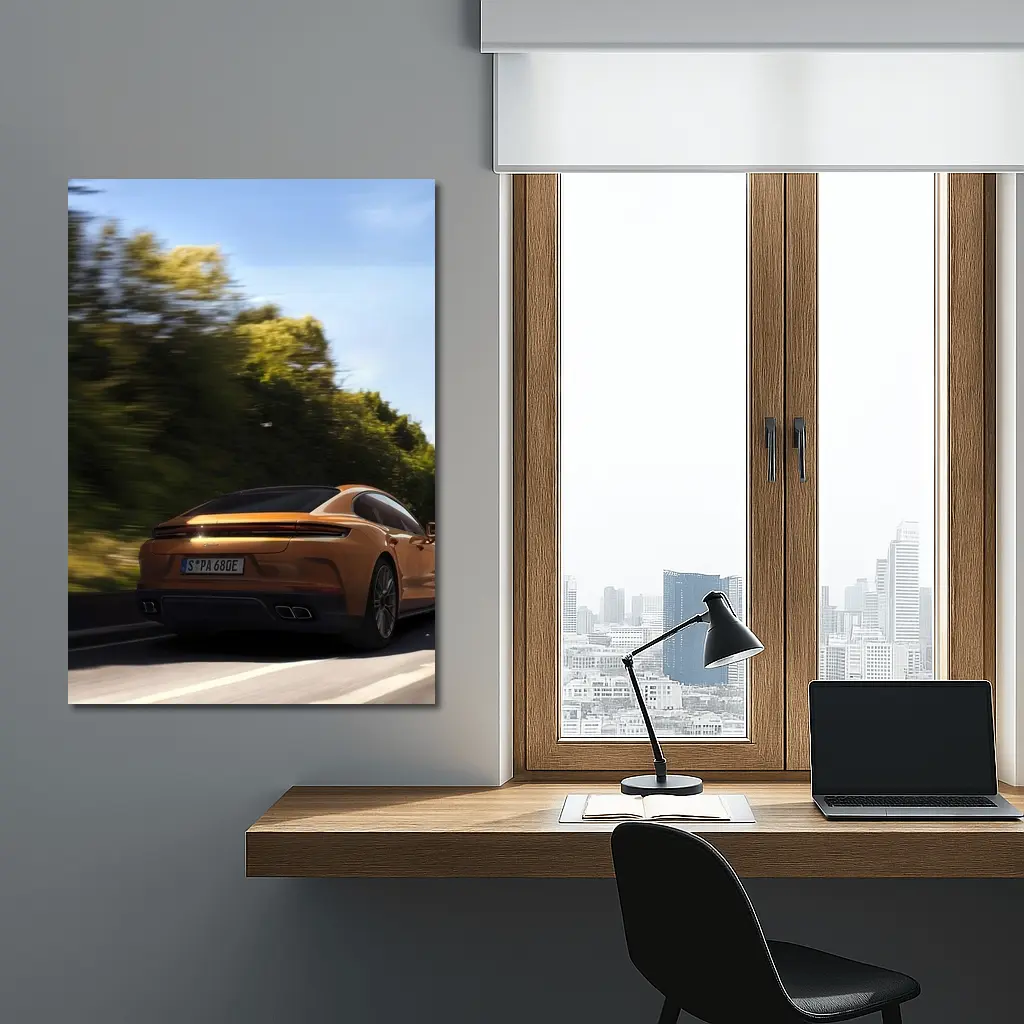 Porsche Panamera Turbo E-Hybrid Road Drive – Wall Art