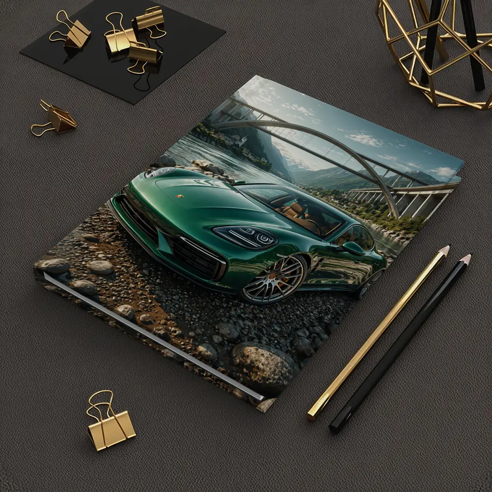 Porsche Panamera Green By Mountain River – Notebooks