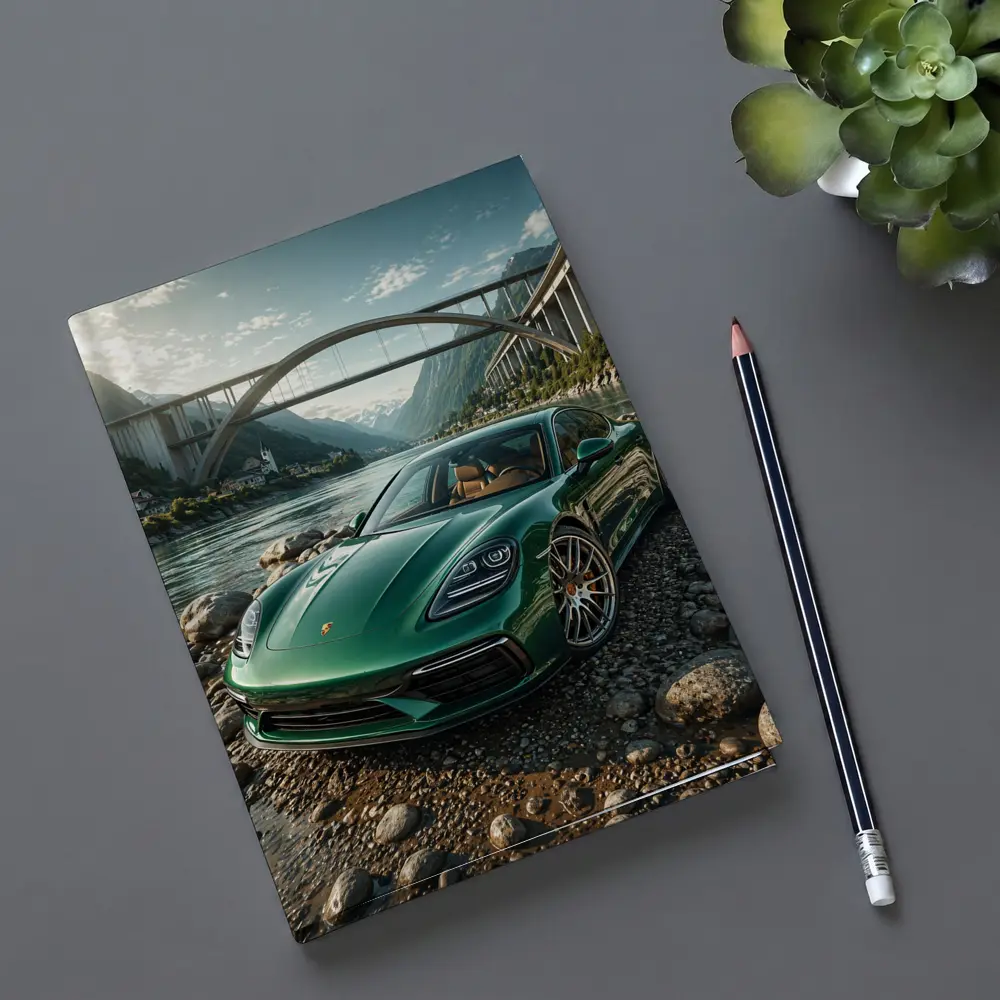 Porsche Panamera Green By Mountain River – Notebooks
