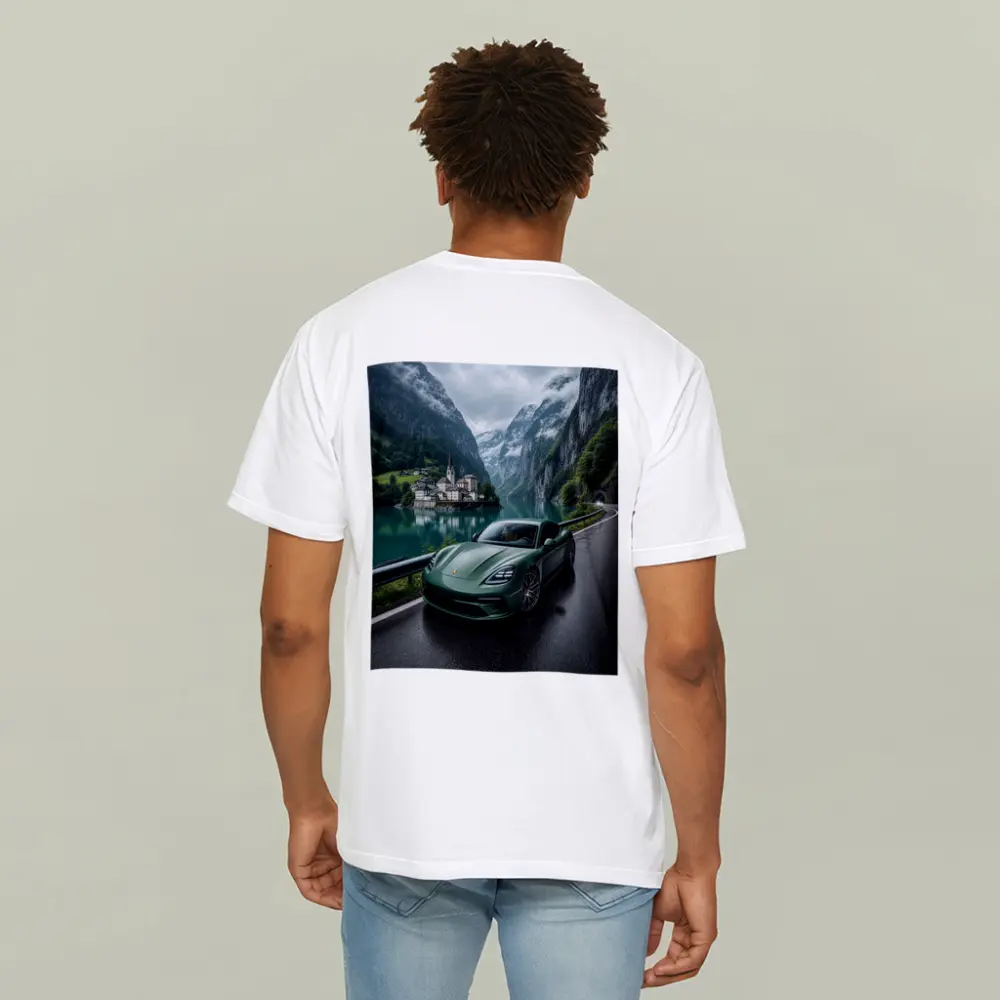 Porsche Panamera Green Mountain Lake Road – T-Shirts