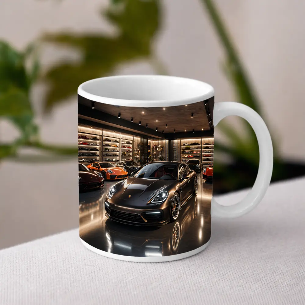 Porsche Panamera Dark Luxury Showroom Collection – Mugs