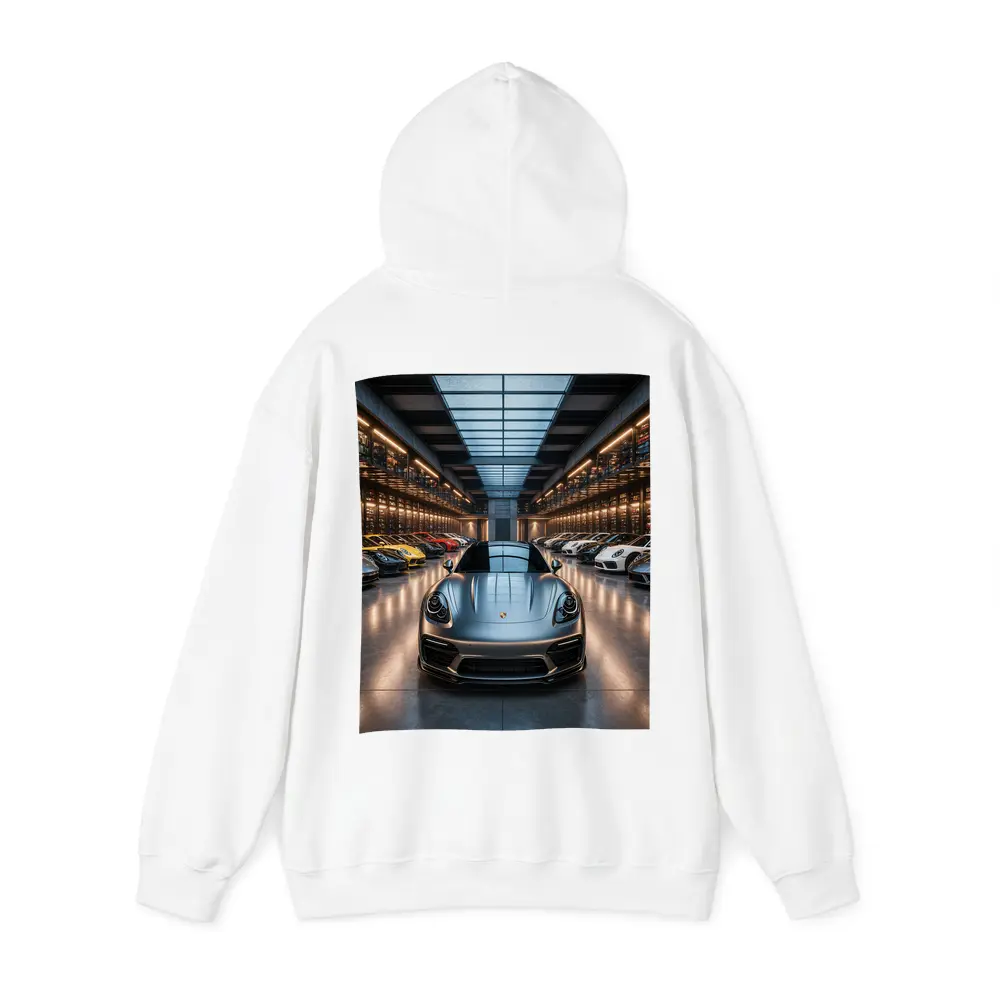 Porsche Panamera Silver Luxury Showroom Collection – Hoodies