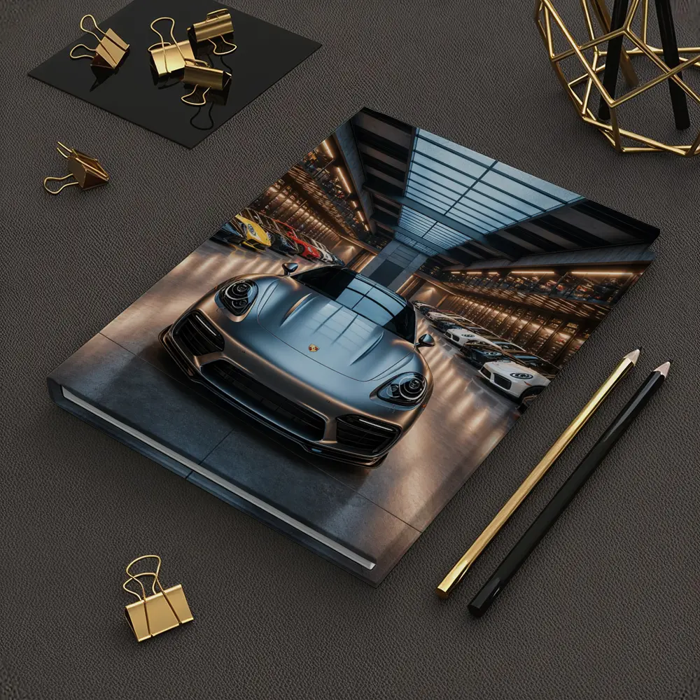 Porsche Panamera Silver Luxury Showroom Collection – Notebooks