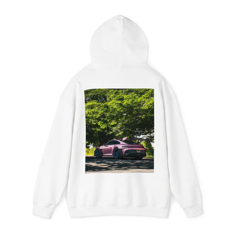 Porsche 911 GT3 RS Pink Road Trees – Hoodies