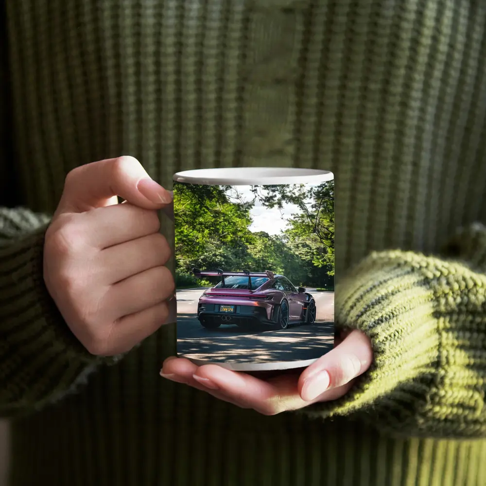 Porsche 911 GT3 RS Rose Road Trees – Mugs