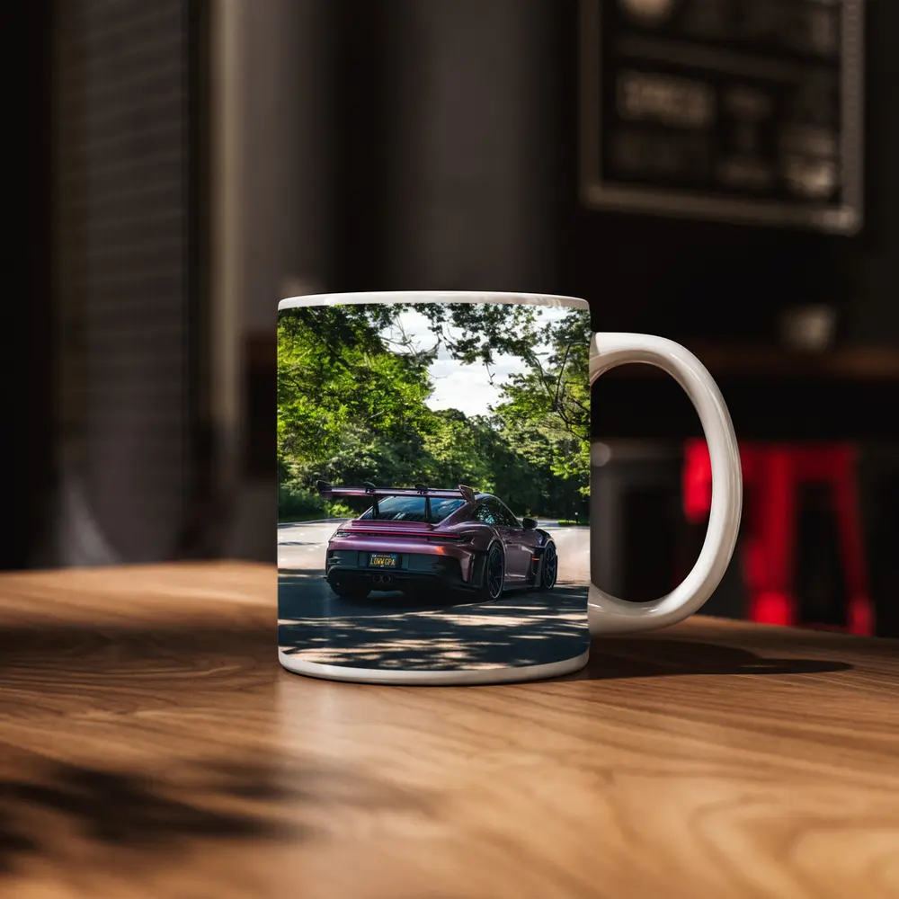 Porsche 911 GT3 RS Rose Road Trees – Mugs