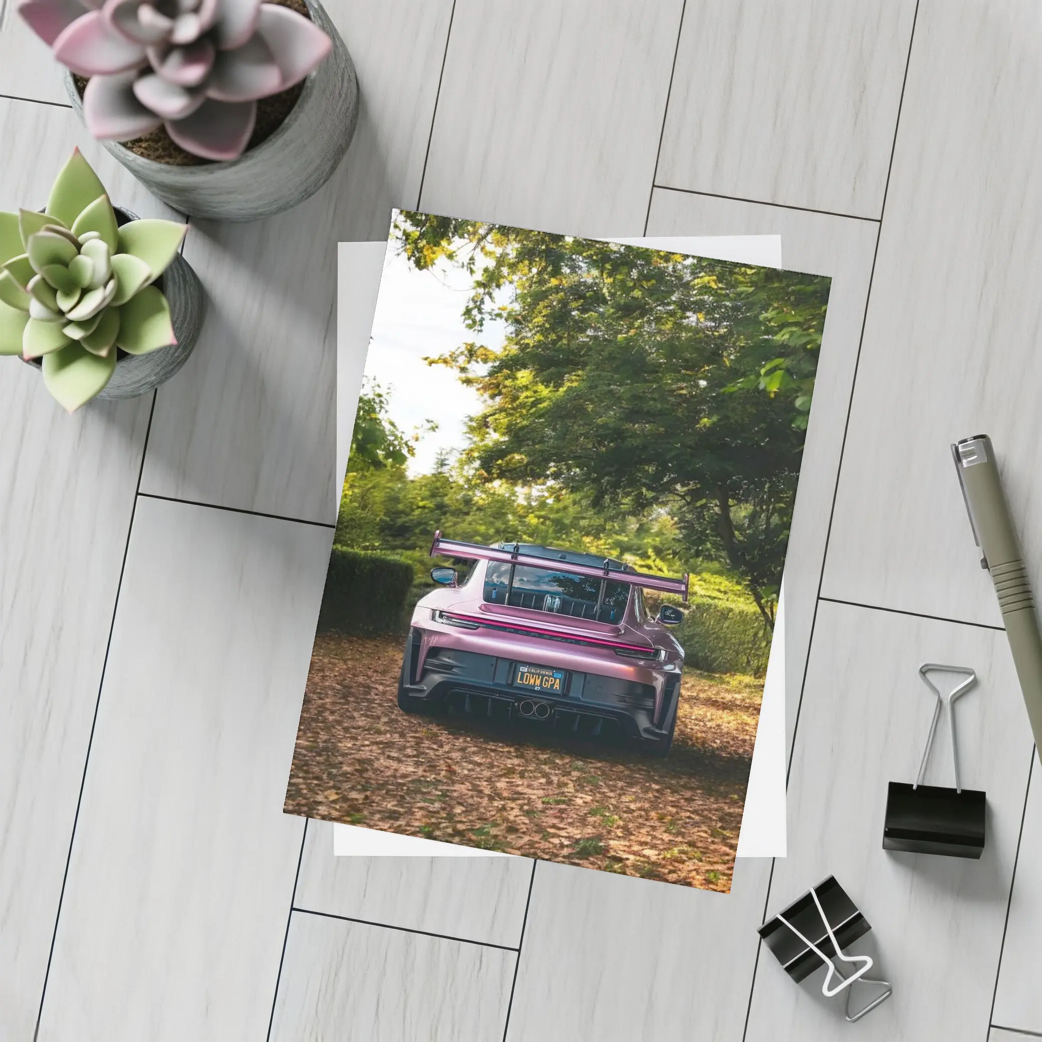 Porsche 911 GT3 RS Rose Purple Park – Postcards
