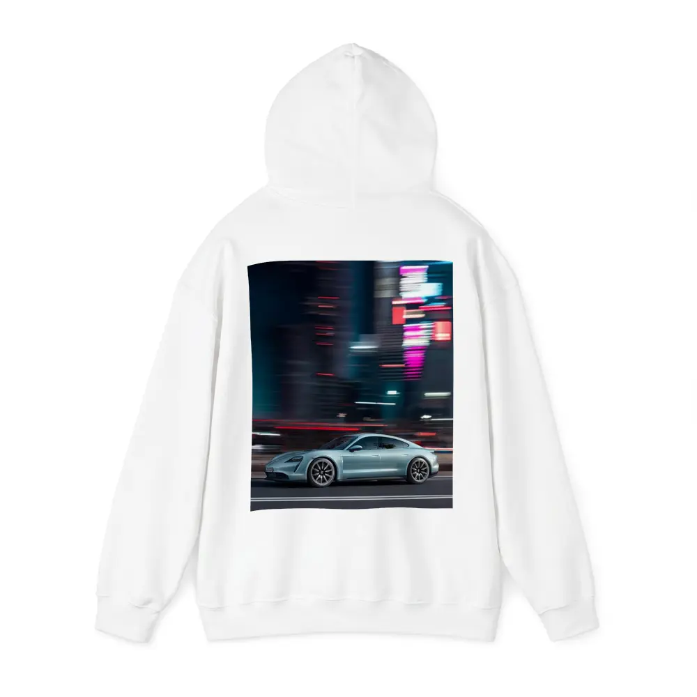 Porsche Taycan City Night Neon Speed – Hoodies