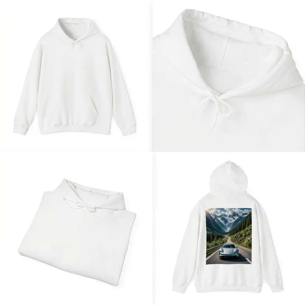 Porsche Taycan Silver Mountain Alpine Road Drive – Hoodies