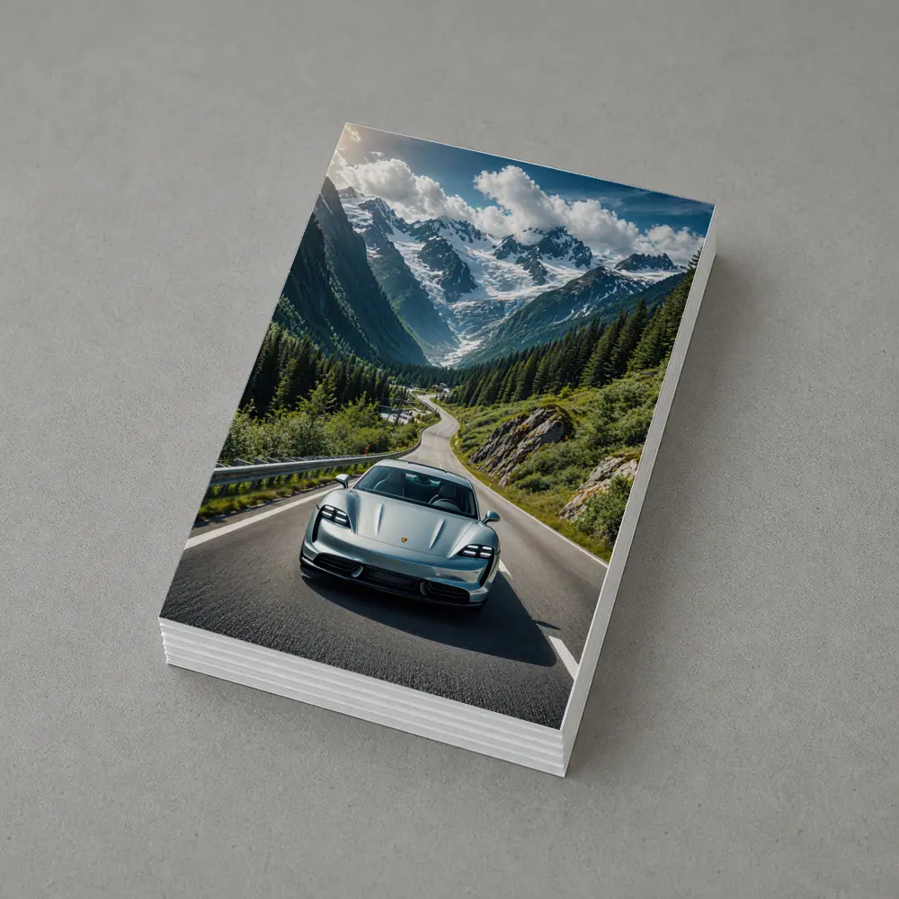 Porsche Taycan Silver Mountain Alpine Road Drive – Postcards
