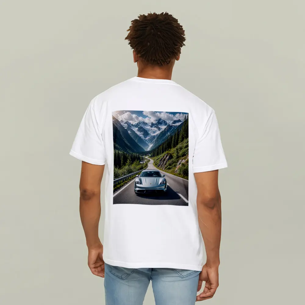 Porsche Taycan Silver Mountain Alpine Road Drive – T-Shirts