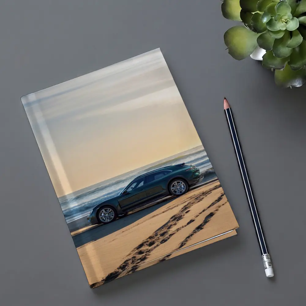 Porsche Taycan Cross Turismo Beach Sunset – Notebooks