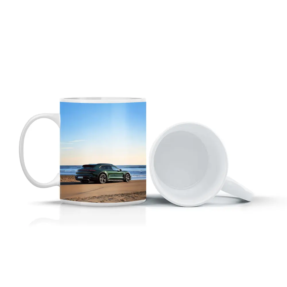 Porsche Taycan Cross Turismo Green Beach – Mugs