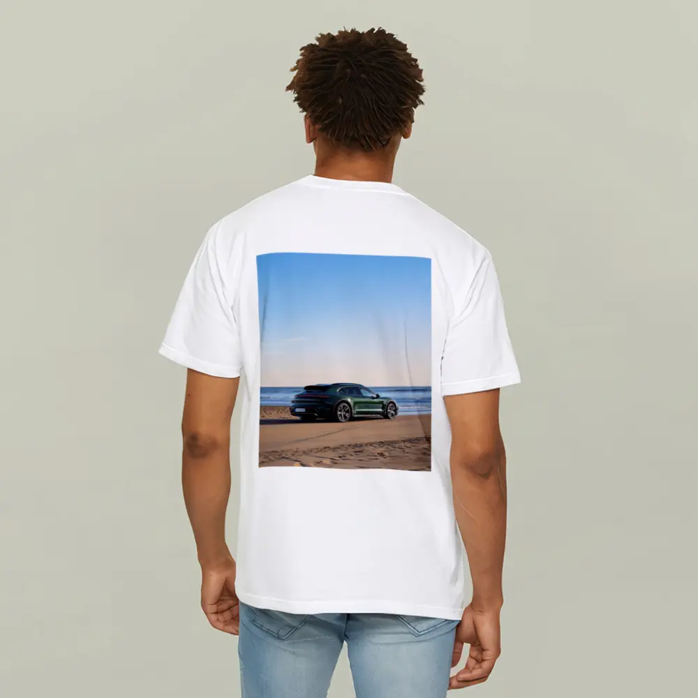 Porsche Taycan Cross Turismo Green Beach – T-Shirts