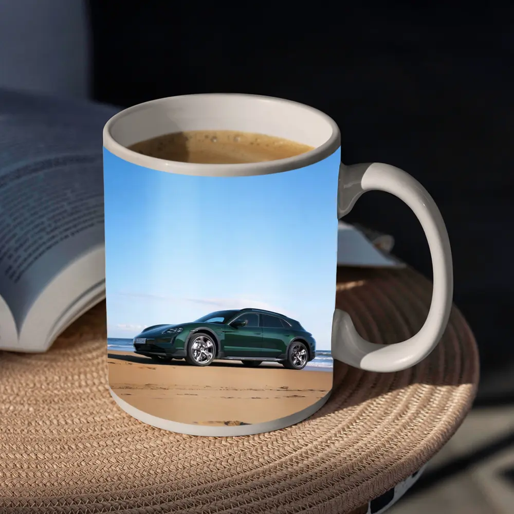Porsche Taycan Cross Turismo Green Beach – Mugs