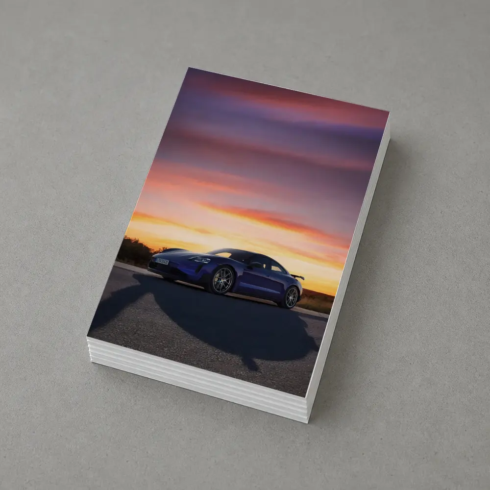 Porsche Taycan Turbo GT Sunset Sky – Postcards