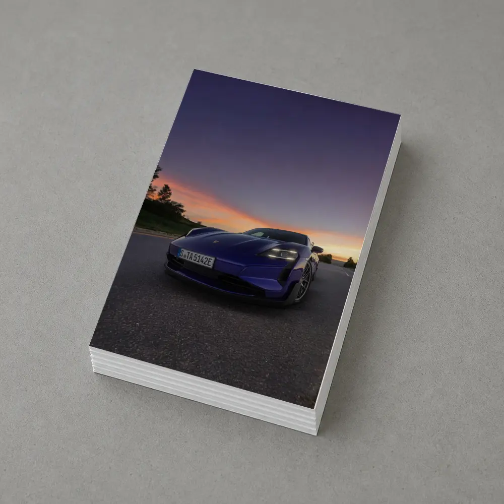 Porsche Taycan Turbo GT Sunset Road – Postcards
