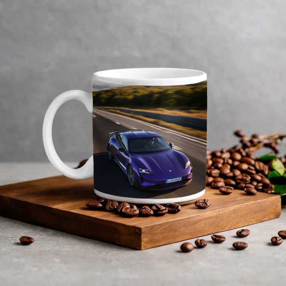 Porsche Taycan Turbo GT Purple Road Drive – Mugs