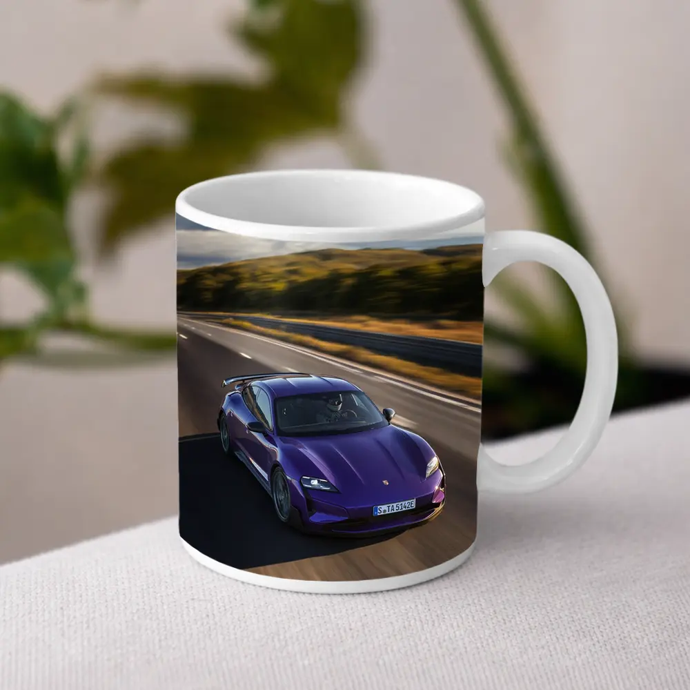 Porsche Taycan Turbo GT Purple Road Drive – Mugs