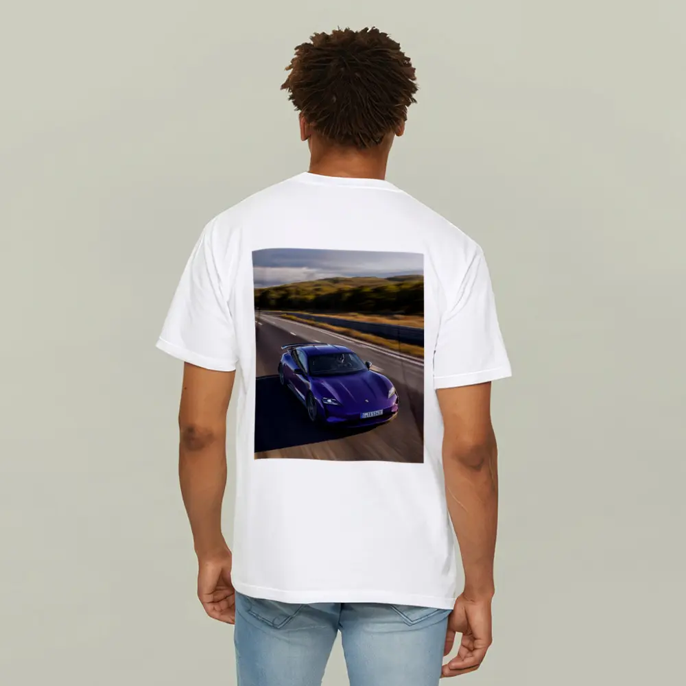 Porsche Taycan Turbo GT Purple Road Drive – T-Shirts