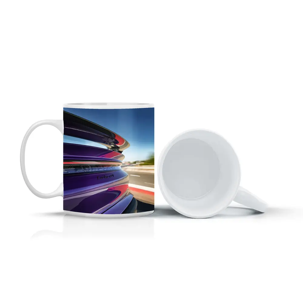 Porsche Taycan Turbo GT Purple Highway Speed – Mugs